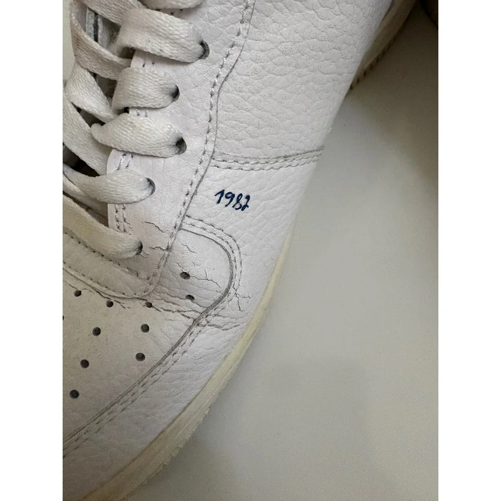 Nike Air Force 1 Low Sketch White Royal Blue CW7581-100 Mens Size 8
